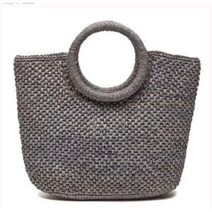 New Mar y sol Serena tote dove gray raffia womens bag